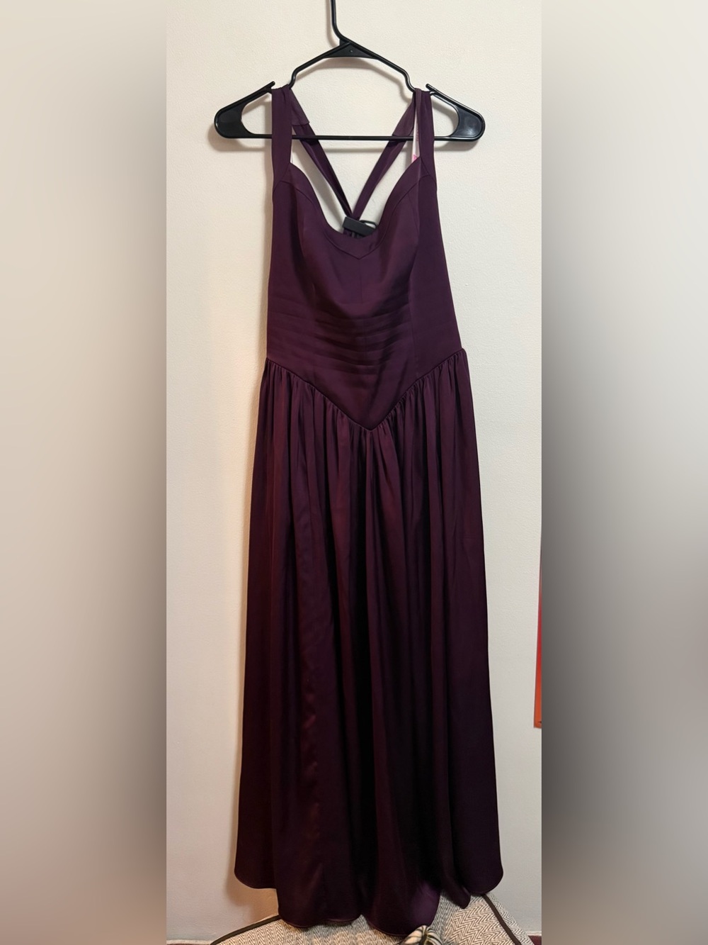 Azazie Barbie 1041 GRAPE V-Neck Chiffon Bridesmaid Dress - Picture 5 of 9